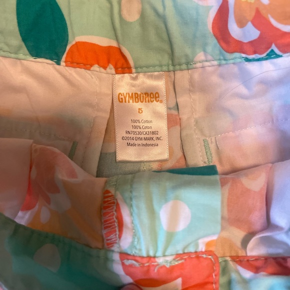 NWOT Gymboree floral shorts girls size 5 - Picture 2 of 3